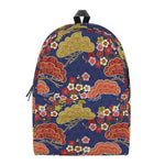 Japanese Cherry Blossom Pattern Print Backpack