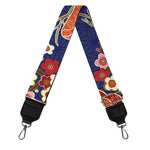 Japanese Cherry Blossom Pattern Print Bag Strap