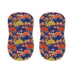 Japanese Cherry Blossom Pattern Print Bar Stool Covers