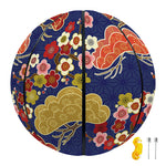 Japanese Cherry Blossom Pattern Print Basketball