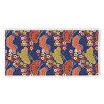Japanese Cherry Blossom Pattern Print Beach Towel