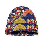 Japanese Cherry Blossom Pattern Print Beanie