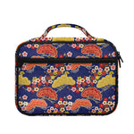 Japanese Cherry Blossom Pattern Print Briefcase Bible Bag