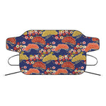 Japanese Cherry Blossom Pattern Print Car Windshield Snow Cover