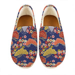 Japanese Cherry Blossom Pattern Print Casual Shoes