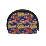 Japanese Cherry Blossom Pattern Print Coin Purse
