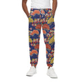 Japanese Cherry Blossom Pattern Print Cotton Sweatpants
