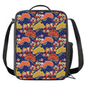 Japanese Cherry Blossom Pattern Print Crossbody Lunch Bag