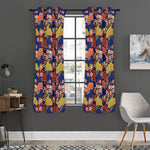 Japanese Cherry Blossom Pattern Print Curtain