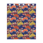 Japanese Cherry Blossom Pattern Print Curtain