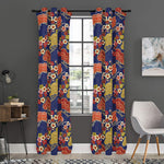 Japanese Cherry Blossom Pattern Print Curtain