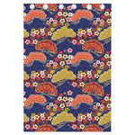 Japanese Cherry Blossom Pattern Print Curtain