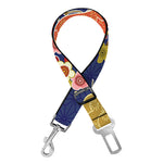 Japanese Cherry Blossom Pattern Print Dog Seat Belt