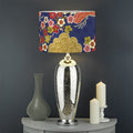 Japanese Cherry Blossom Pattern Print Drum Lamp Shade