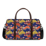 Japanese Cherry Blossom Pattern Print Duffle Bag