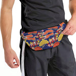 Japanese Cherry Blossom Pattern Print Fanny Pack