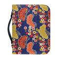 Japanese Cherry Blossom Pattern Print Leather Bible Cover