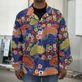 Japanese Cherry Blossom Pattern Print Men's Shirt Jacket