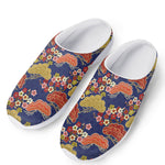 Japanese Cherry Blossom Pattern Print Mesh Casual Shoes