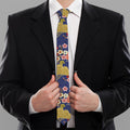 Japanese Cherry Blossom Pattern Print Necktie