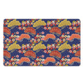 Japanese Cherry Blossom Pattern Print Polyester Doormat