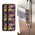 Japanese Cherry Blossom Pattern Print Refrigerator Handle Covers