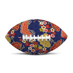 Japanese Cherry Blossom Pattern Print Rugby Ball