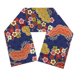 Japanese Cherry Blossom Pattern Print Scarf