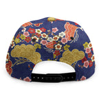 Japanese Cherry Blossom Pattern Print Snapback Cap