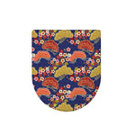 Japanese Cherry Blossom Pattern Print Toilet Lid Cover