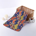 Japanese Cherry Blossom Pattern Print Towel