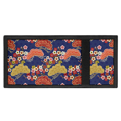 Japanese Cherry Blossom Pattern Print Trifold Wallet