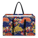 Japanese Cherry Blossom Pattern Print Utility Tote Bag
