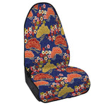 Japanese Cherry Blossom Pattern Print Waterproof Car Seat Cover