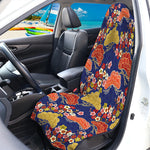 Japanese Cherry Blossom Pattern Print Waterproof Car Seat Cover