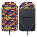Japanese Cherry Blossom Pattern Print Waterproof Car Seat Cover