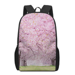 Japanese Cherry Blossom Tree Print 17 Inch Backpack