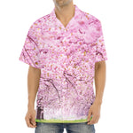 Japanese Cherry Blossom Tree Print Aloha Shirt