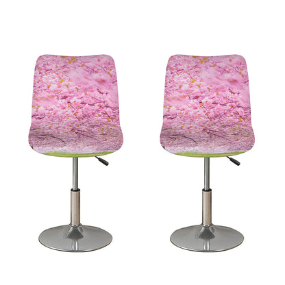 Japanese Cherry Blossom Tree Print Bar Stool Covers