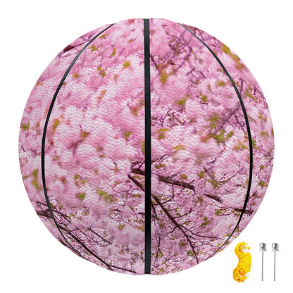 Japanese Cherry Blossom Tree Print Basketball