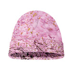 Japanese Cherry Blossom Tree Print Beanie
