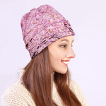 Japanese Cherry Blossom Tree Print Beanie