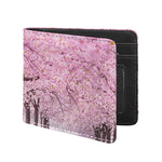 Japanese Cherry Blossom Tree Print Bifold Wallet
