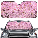 Japanese Cherry Blossom Tree Print Car Windshield Sun Shade