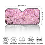 Japanese Cherry Blossom Tree Print Car Windshield Sun Shade