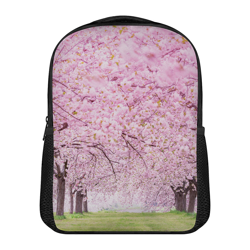 Japanese Cherry Blossom Tree Print Casual Backpack