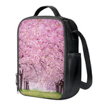 Japanese Cherry Blossom Tree Print Crossbody Lunch Bag
