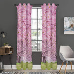 Japanese Cherry Blossom Tree Print Curtain