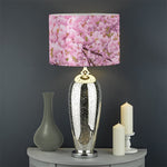 Japanese Cherry Blossom Tree Print Drum Lamp Shade
