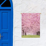 Japanese Cherry Blossom Tree Print Garden Flag